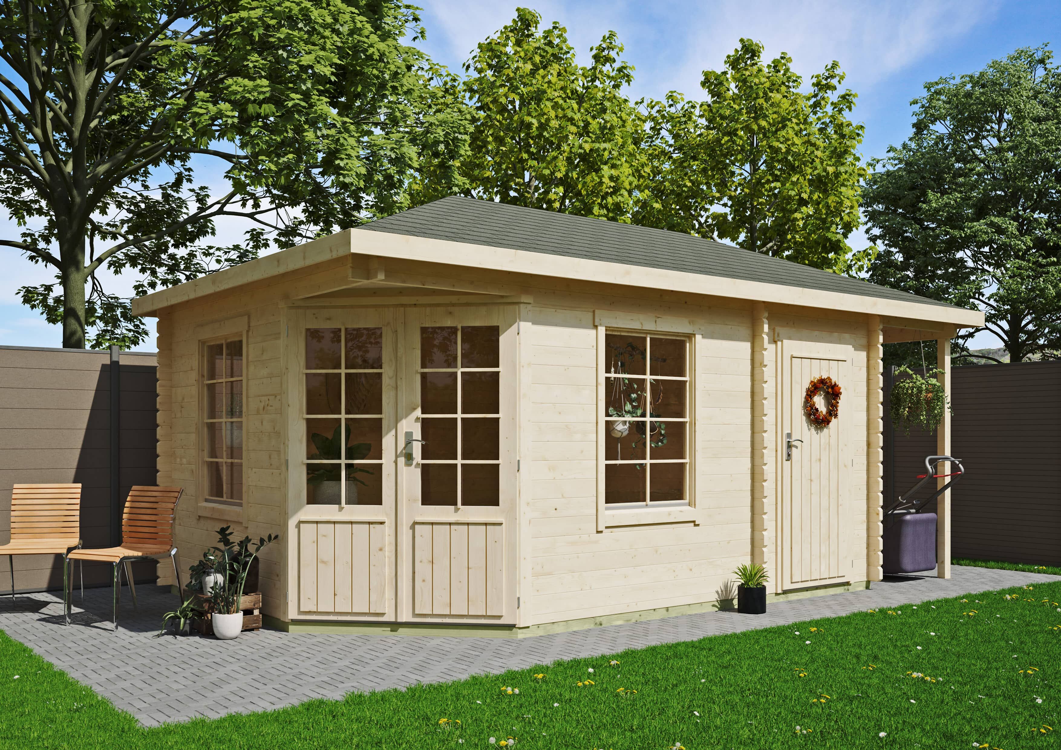 5-Eck Holzgartenhaus Modell Isa 40 A | 5x4m Unkategorisiert online kaufen