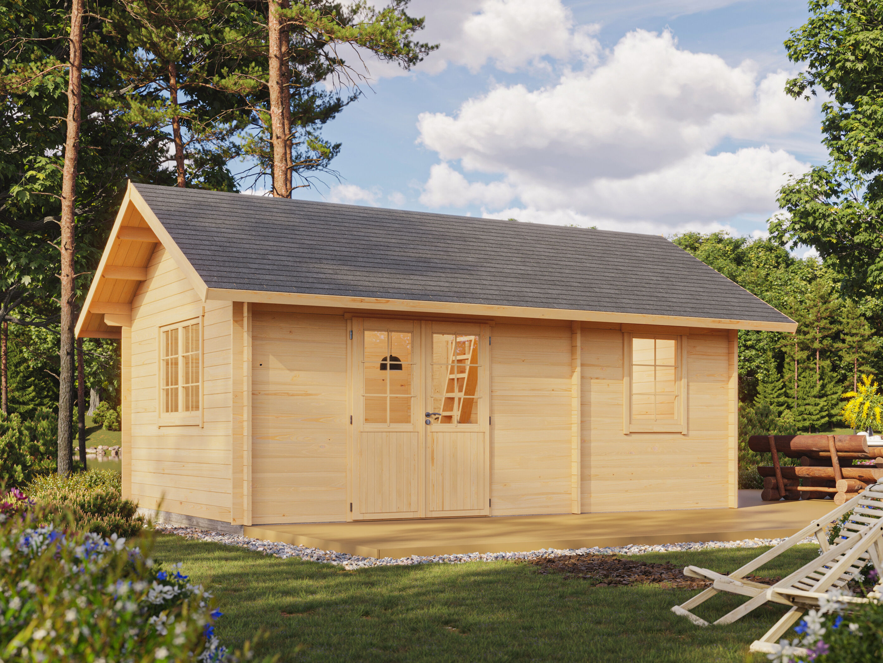Fjordholz Ferien- und Freizeithaus Modell Texas 4 | 6x4m Unkategorisiert online kaufen