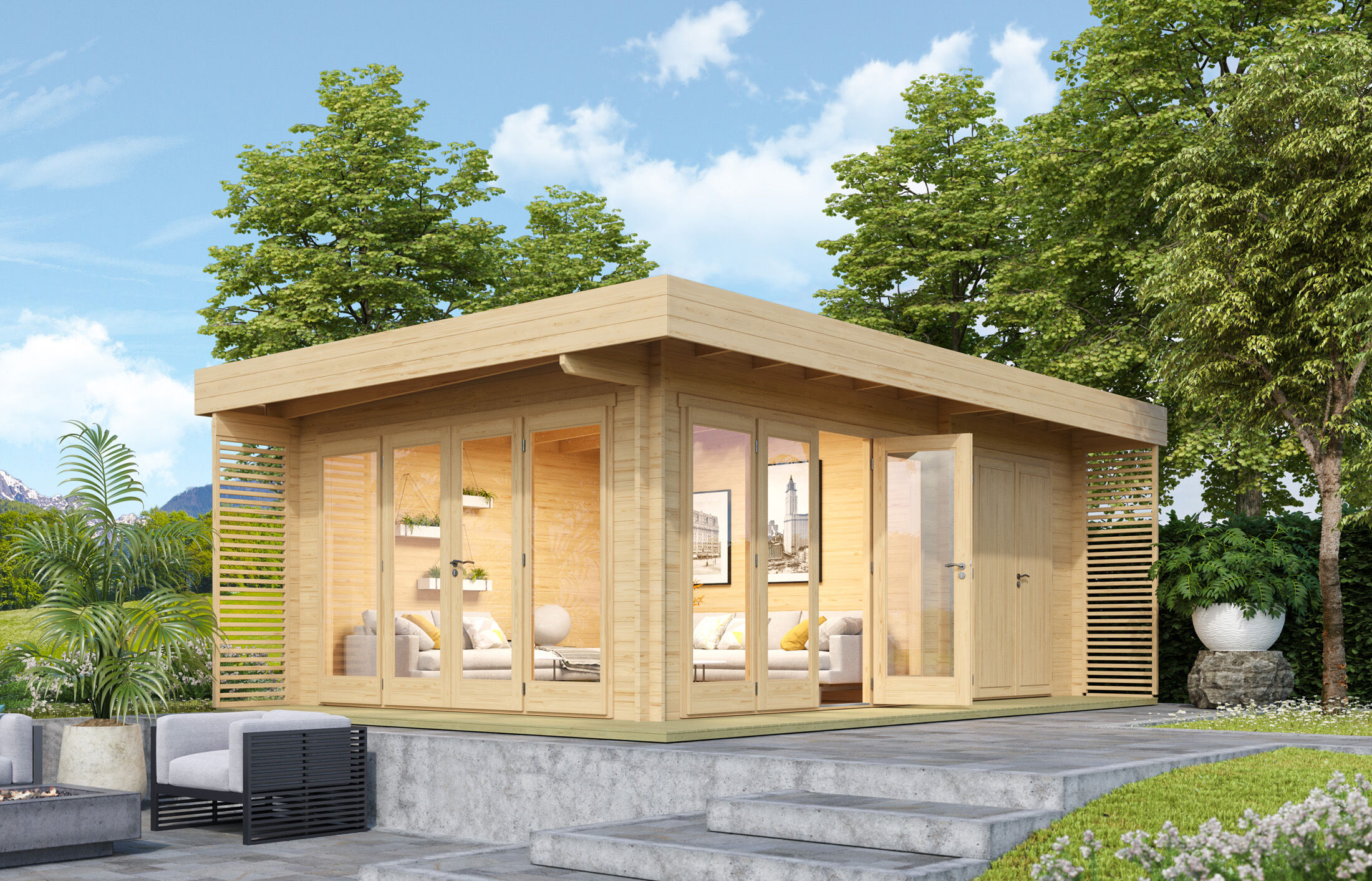 Fjordholz Gartenlounge Modell Konrad 70 | 7x5m Unkategorisiert online kaufen