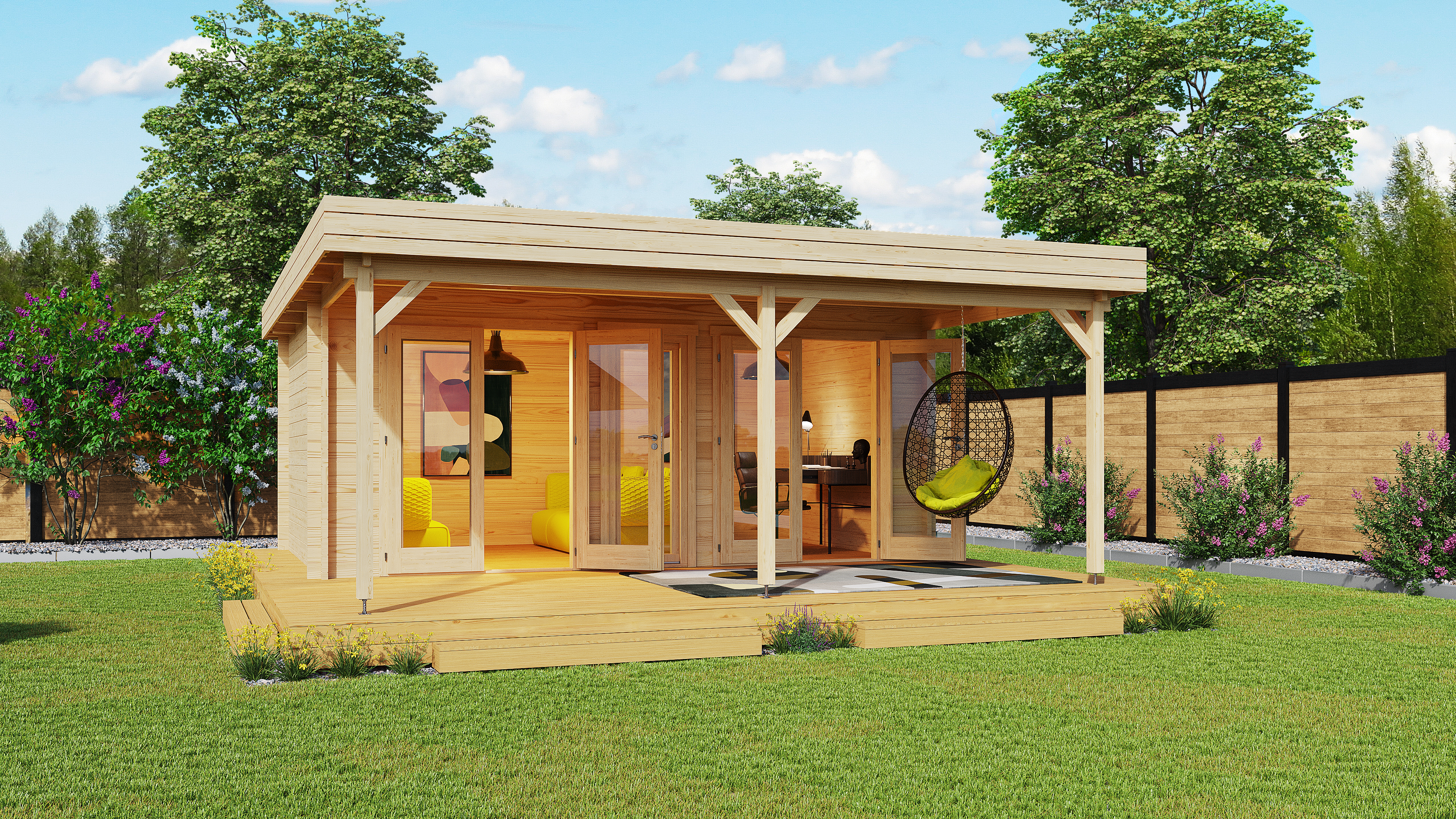 Fjordholz Gartenlounge Modell Rose 70 | 6x5m Unkategorisiert online kaufen Fjordholz Gartenlounge Modell Rose 70 | 6x5m Unkategorisiert online kaufen