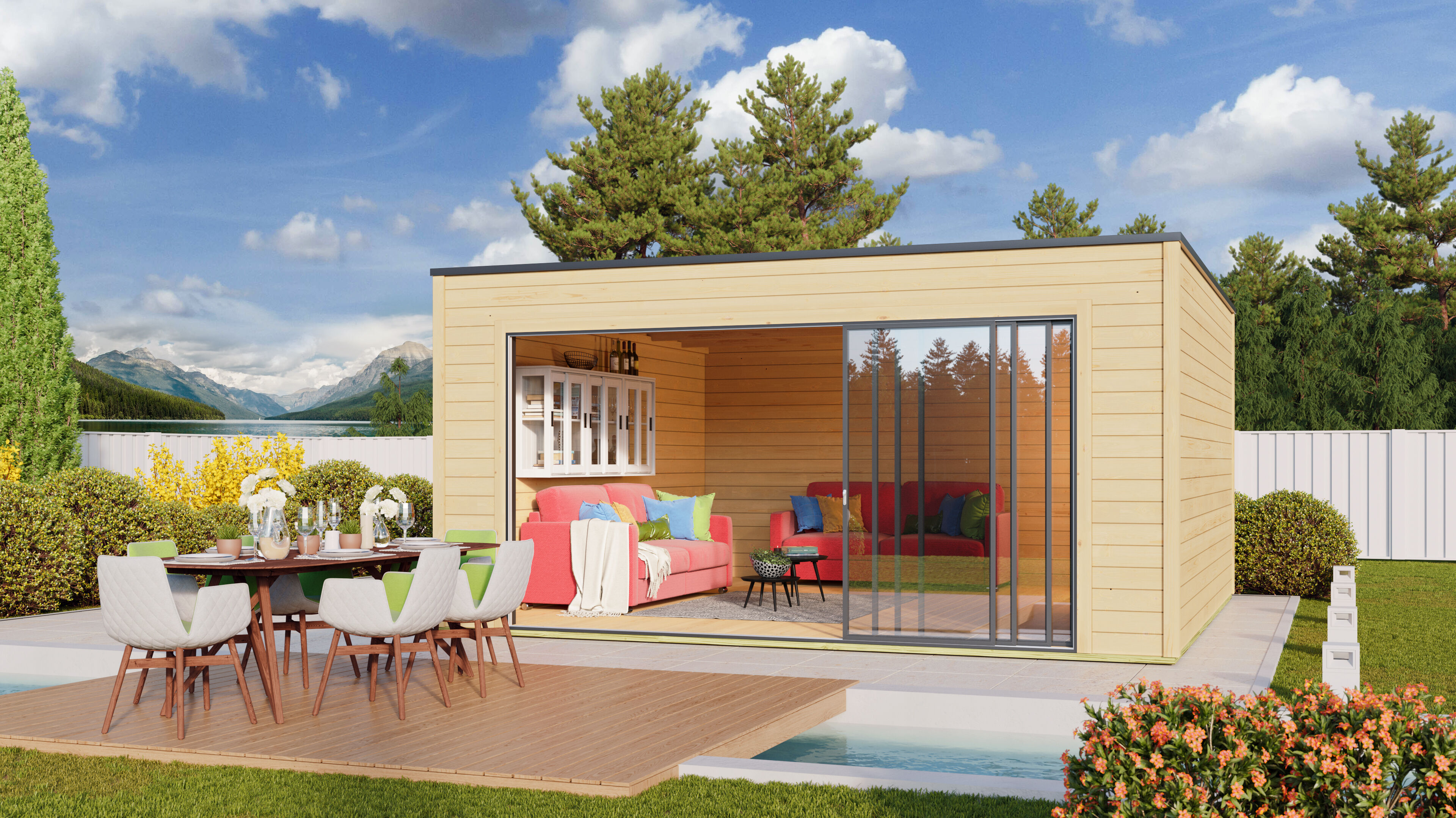 Fjordholz Holzgartenhaus Modell Q-BIC Alu 44 E | 5x5m Unkategorisiert online kaufen Fjordholz Holzgartenhaus Modell Q-BIC Alu 44 E | 5x5m Unkategorisiert online kaufen