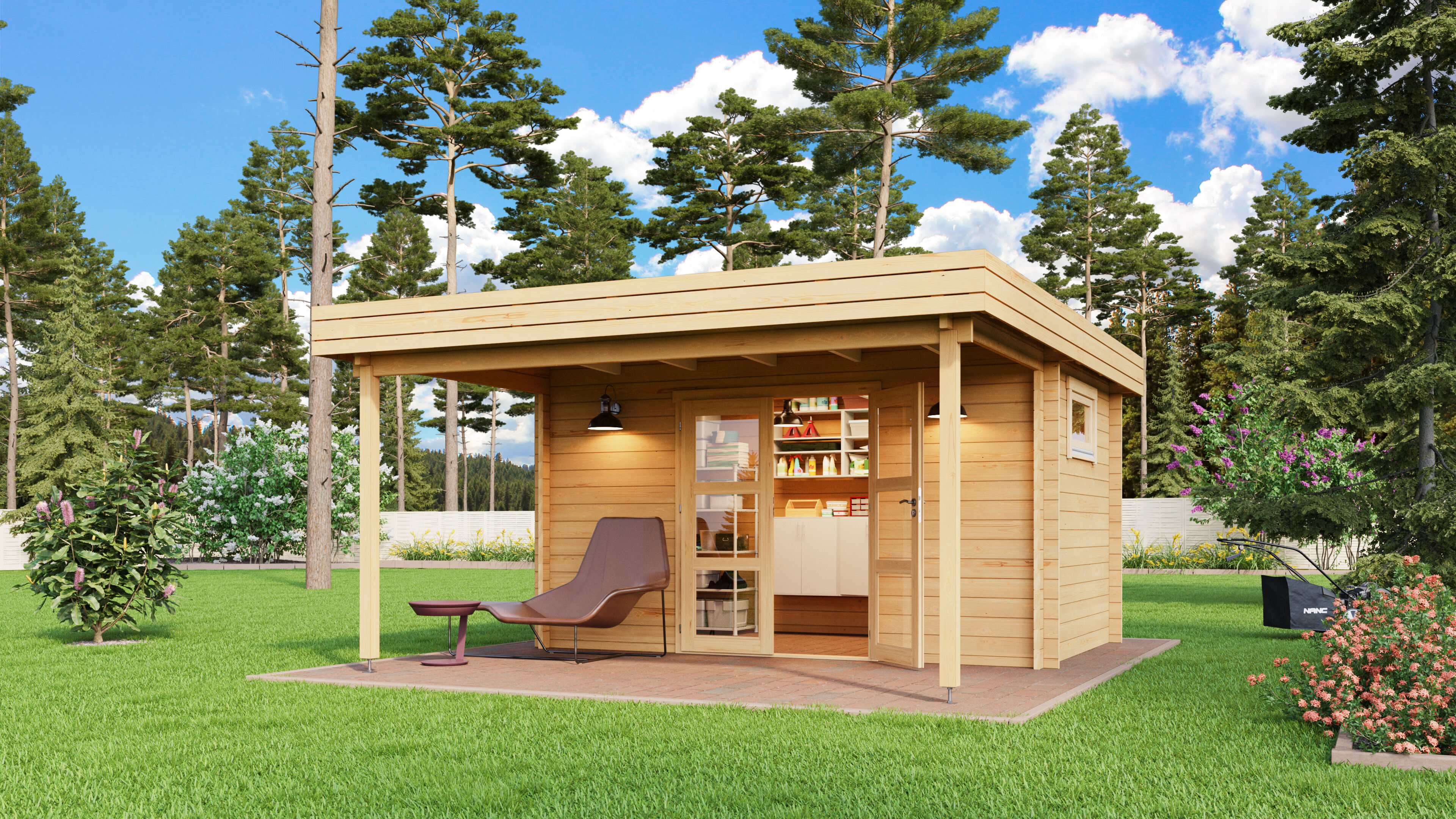 Fjordholz Holzgartenhaus Modell Rike 44 | 5x4m Unkategorisiert online kaufen