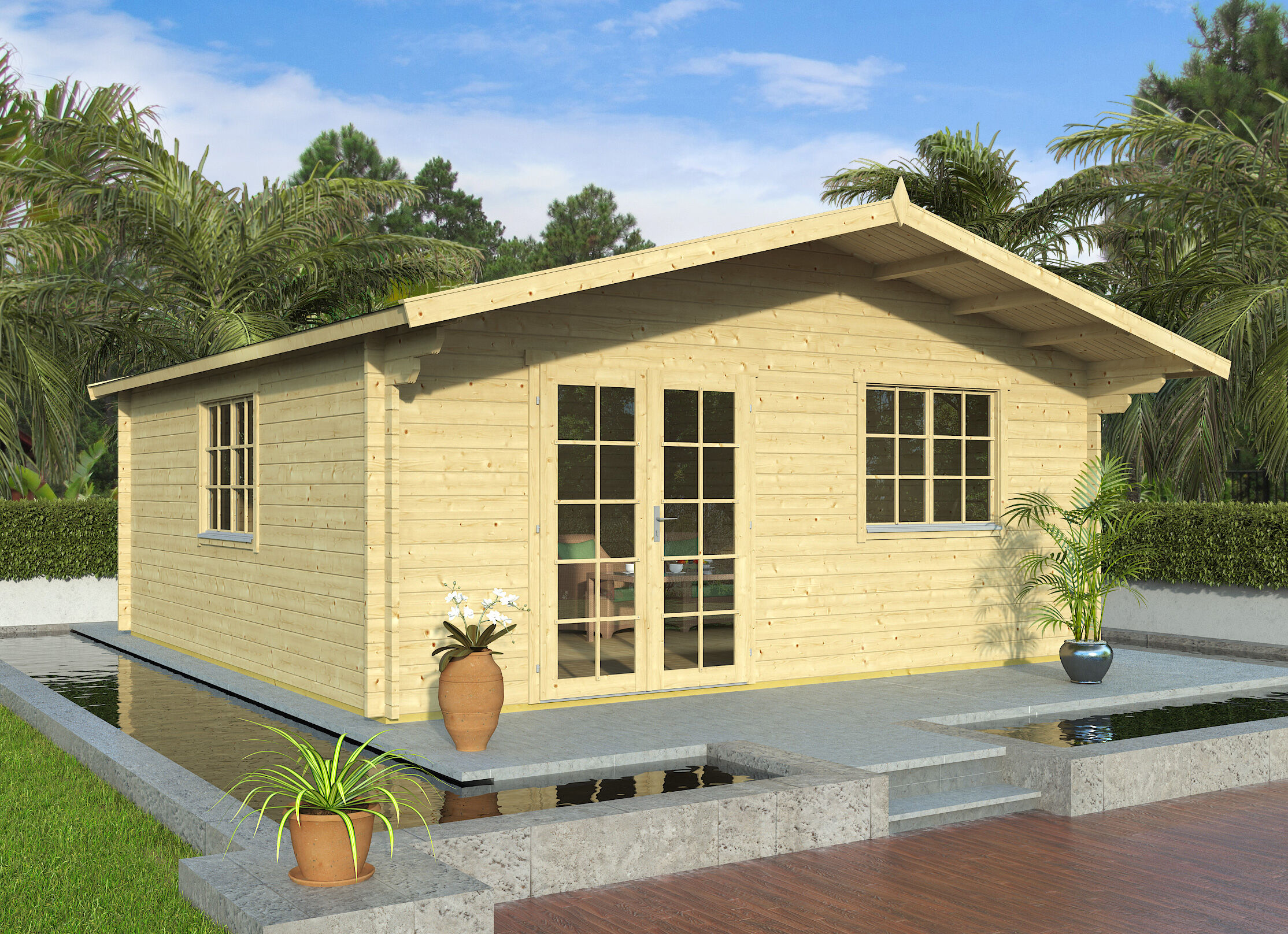 Fjordholz Holzgartenhaus Modell Rocky 44 | 5x4m Unkategorisiert online kaufen