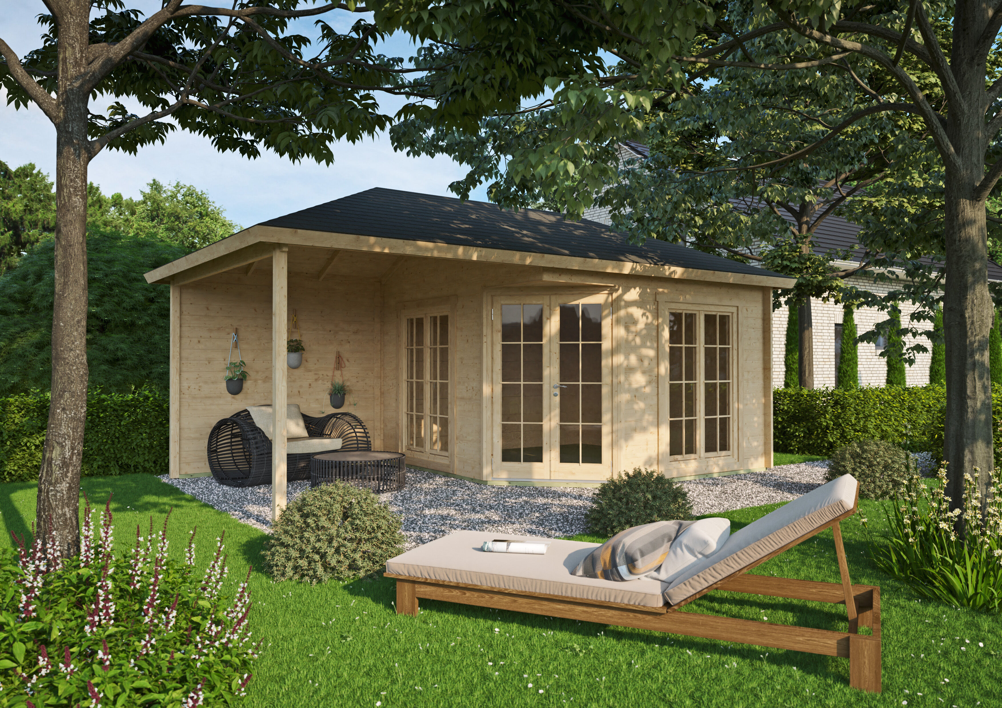 Fjordholz Holzgartenhaus Modell Silke 44 | 7x4m Unkategorisiert online kaufen