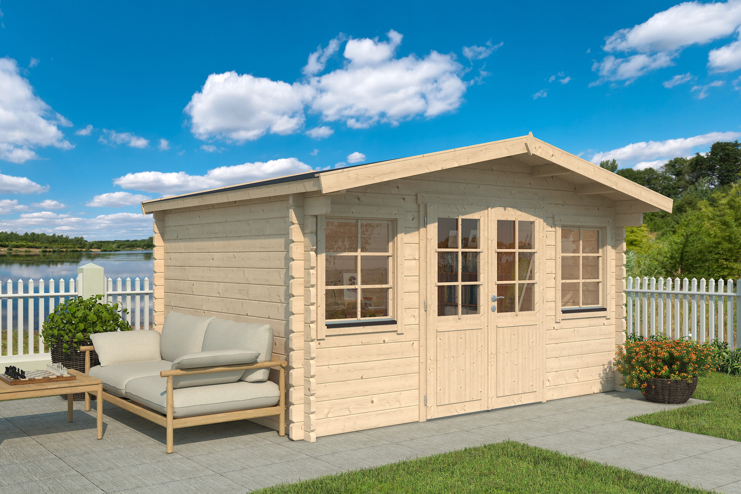 Fjordholz Holzgartenhaus Modell Sören 44 | 6x4m Unkategorisiert online kaufen