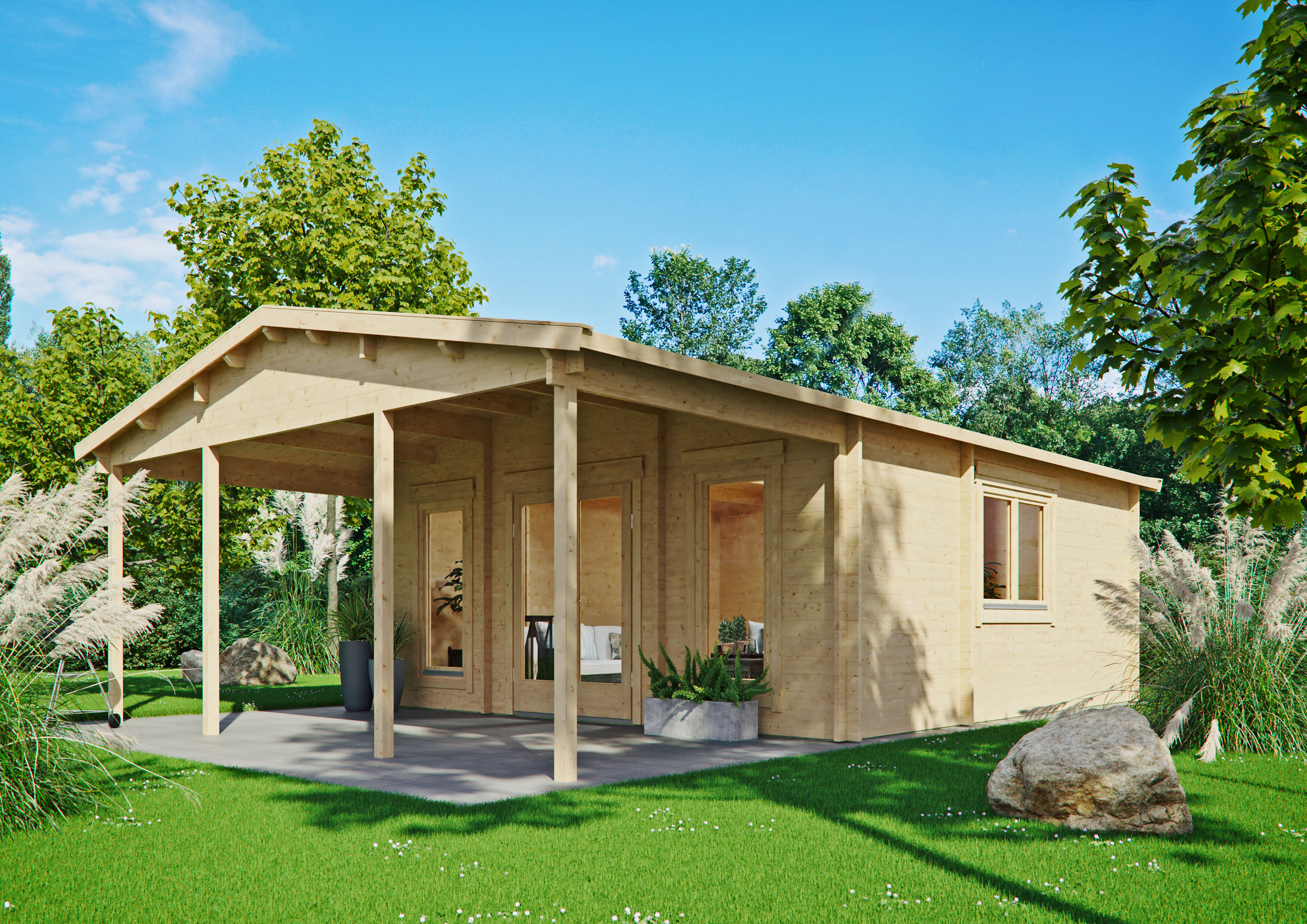 Holzgartenhaus Modell Julia 70 F | 6x5m Unkategorisiert online kaufen Holzgartenhaus Modell Julia 70 F | 6x5m Unkategorisiert online kaufen