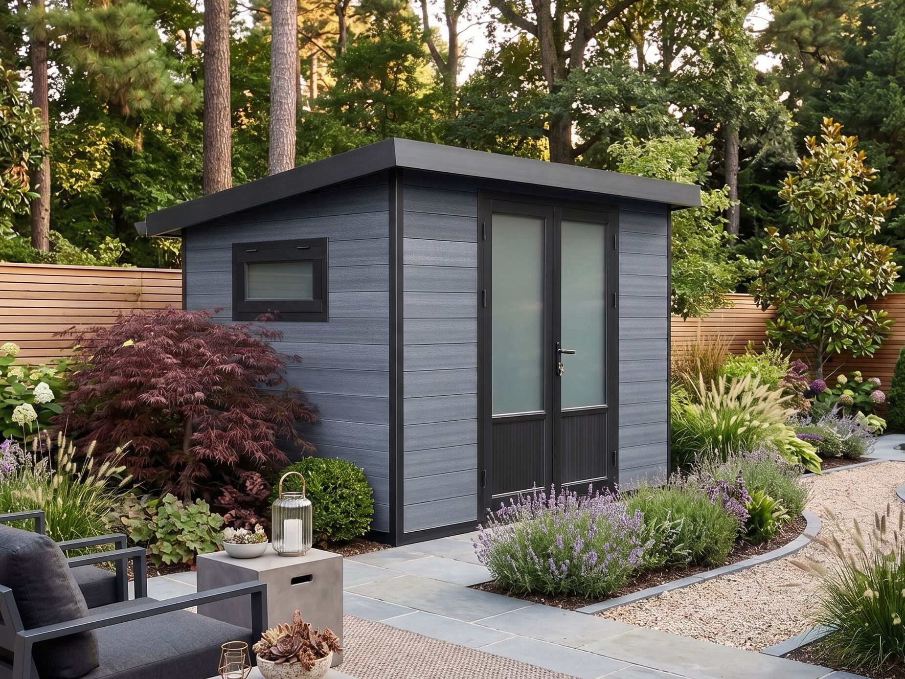 WPC Holzgartenhaus Modell Style DeLuxe 5,8 m² | 4x1m Unkategorisiert online kaufen