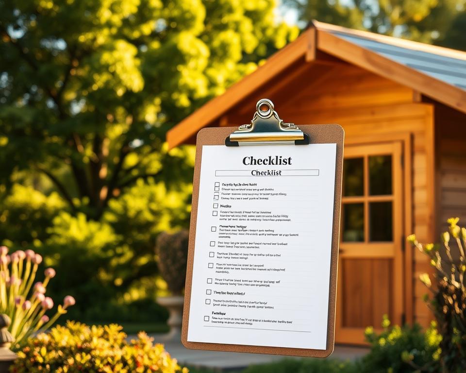 Gartenhaus Checkliste ausdrucken Gartenhaus Checkliste ausdrucken