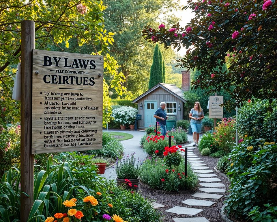 Regeln in Kleingartenvereinen und Siedlungen