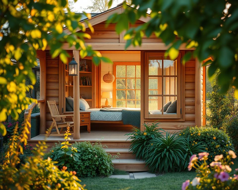 Wie oft darf man im Gartenhaus übernachten