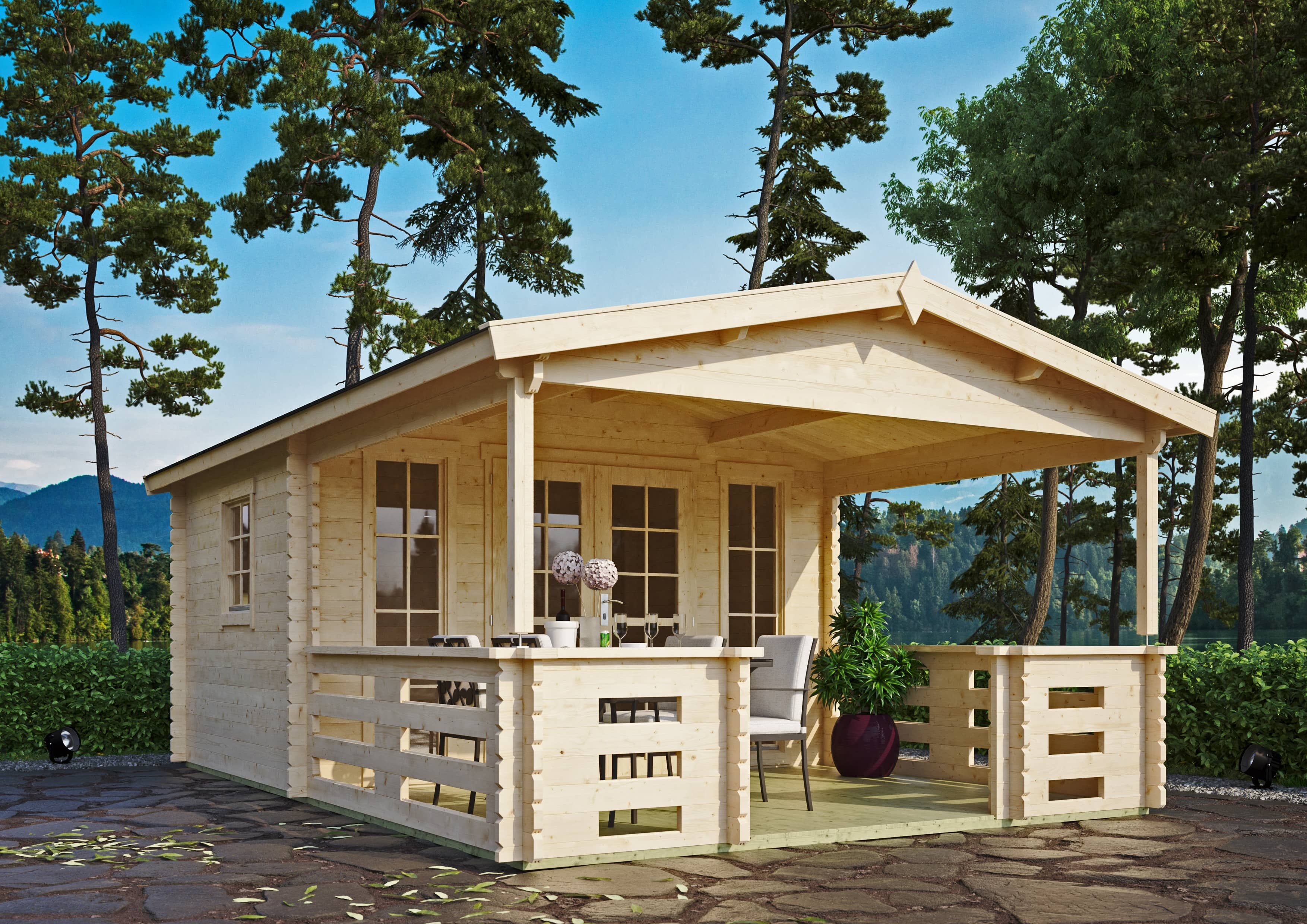 Fjordholz Holzgartenhaus Modell Franjo 44 B | 5x3m