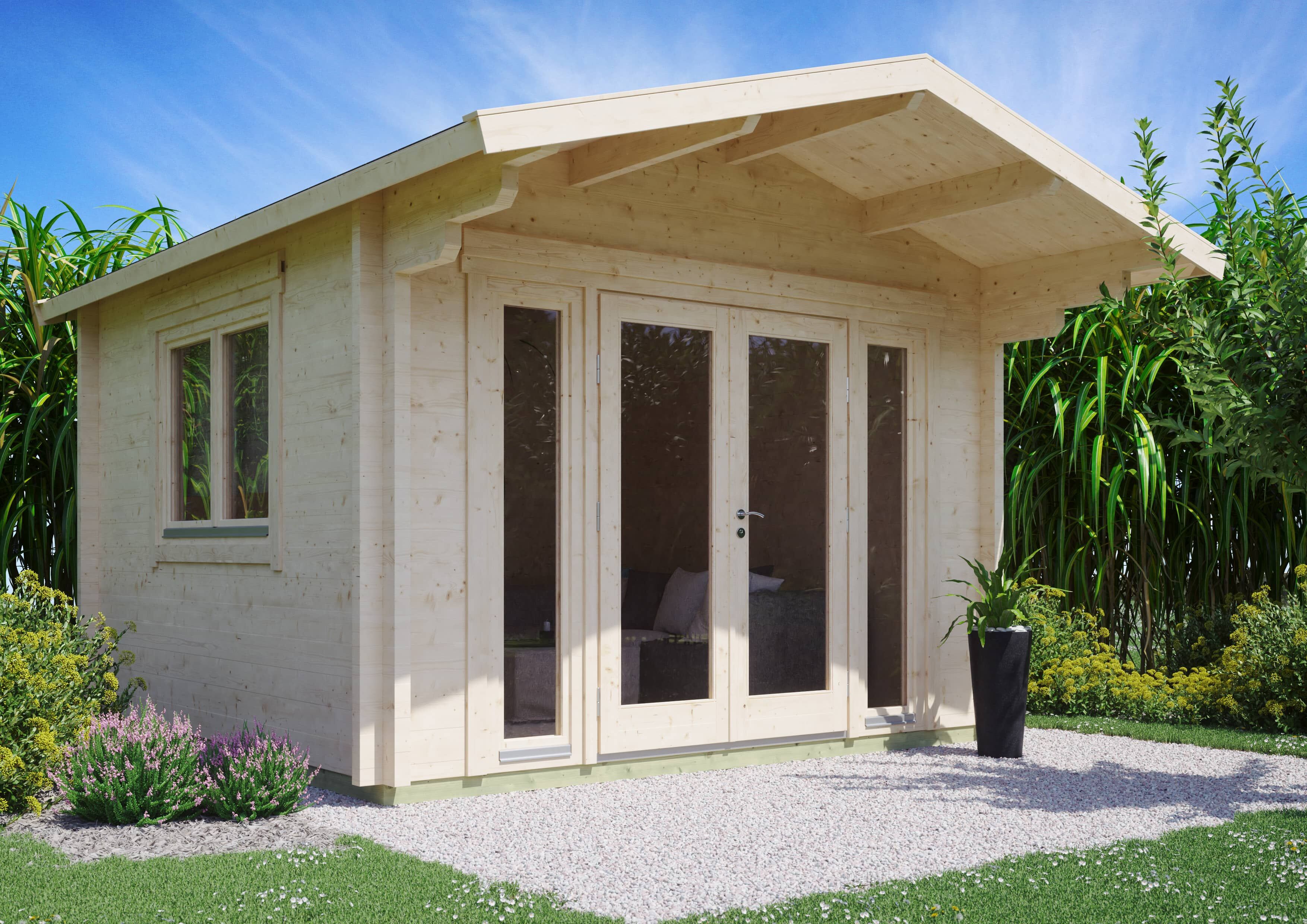 Fjordholz Holzgartenhaus Modell Kim 70 B | 4x3m