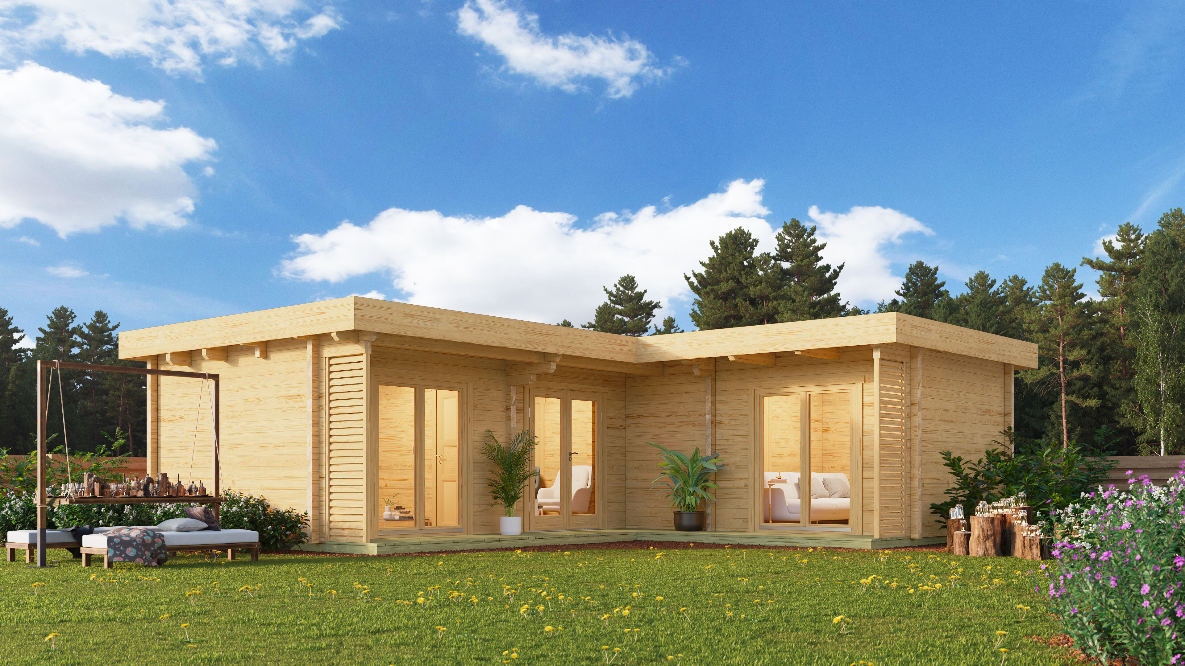 Ferien- und Freizeithaus  Modell Rantum 90 | 8x6m