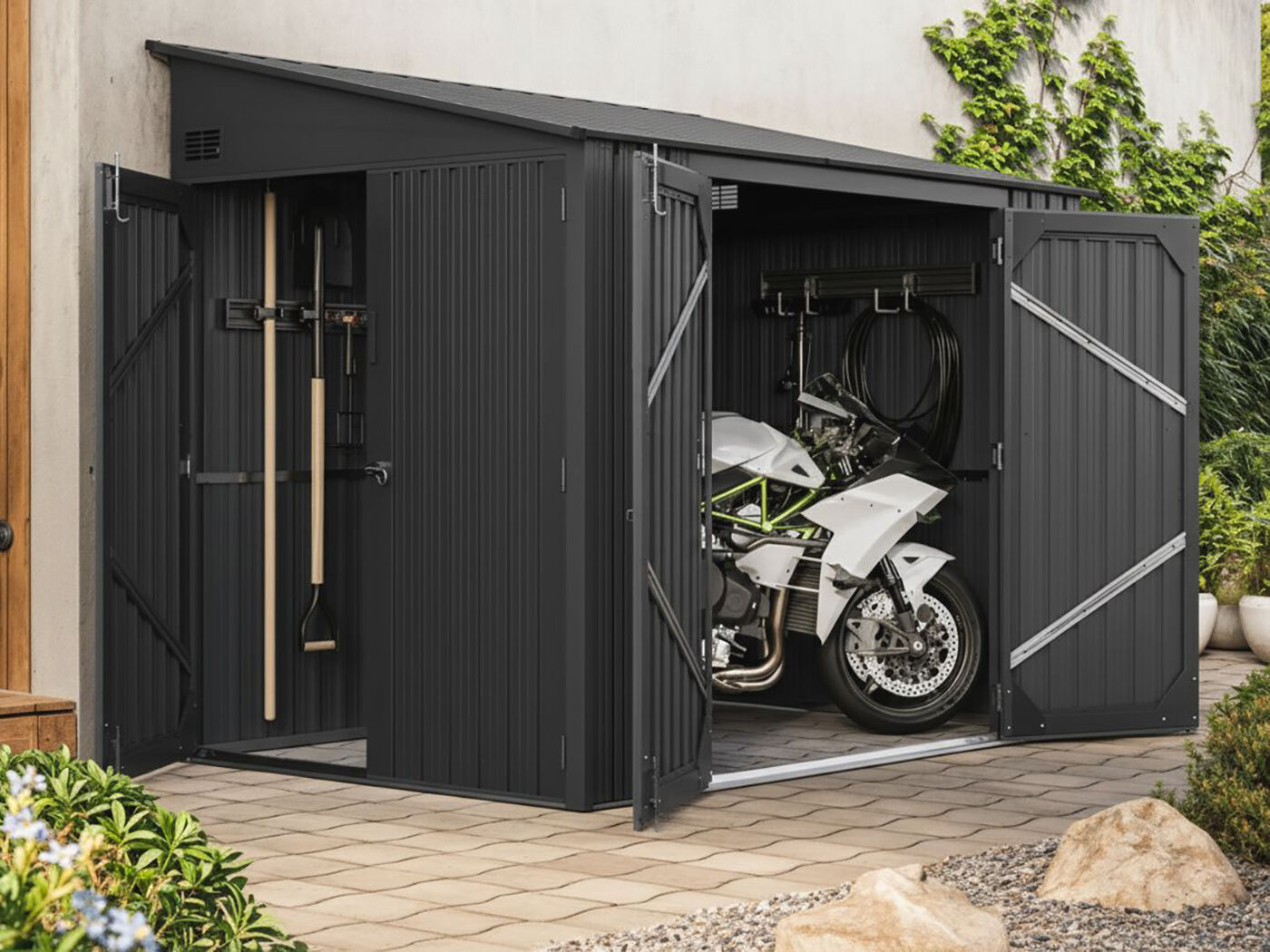 Metallgerätehaus Modell Slope 3,82 m² | 3x2m