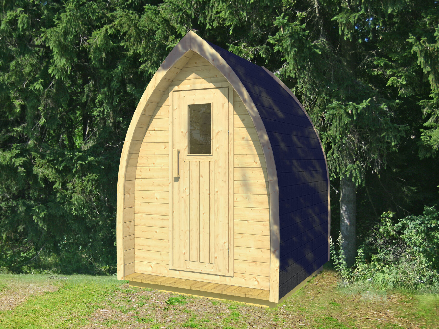 Camping Pod Modell Toilet | 2x2m