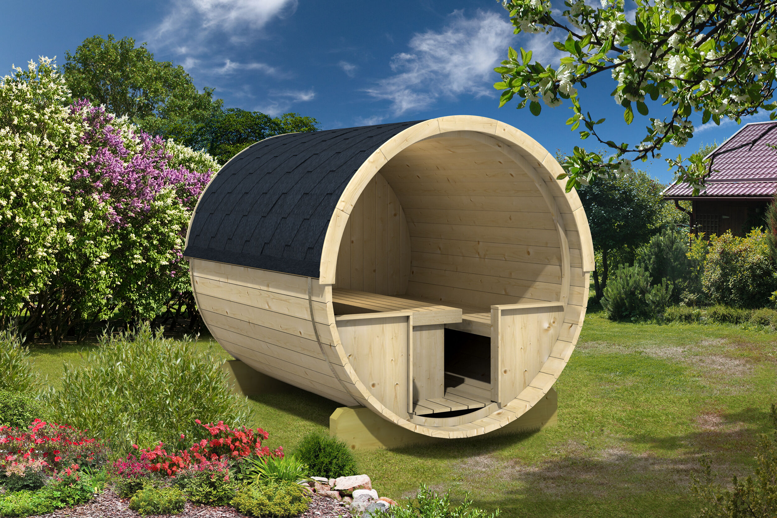 Camping Fass Modell Dining | 2x2m