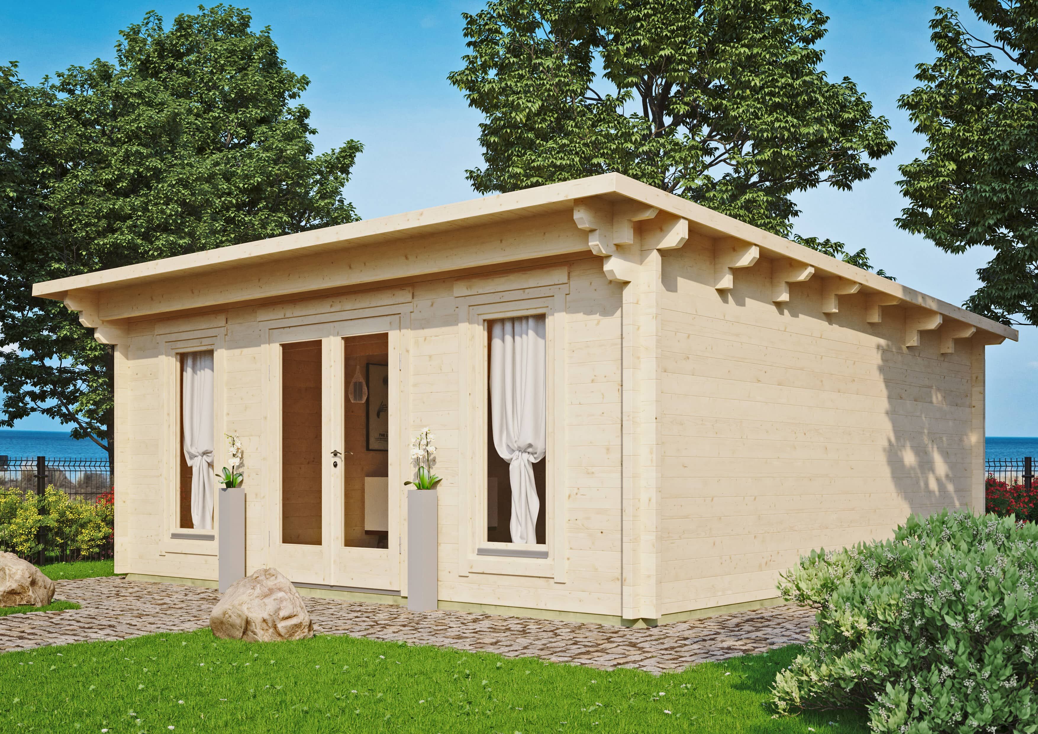 Fjordholz Holzgartenhaus Modell Jacob 70 G | 6x5m
