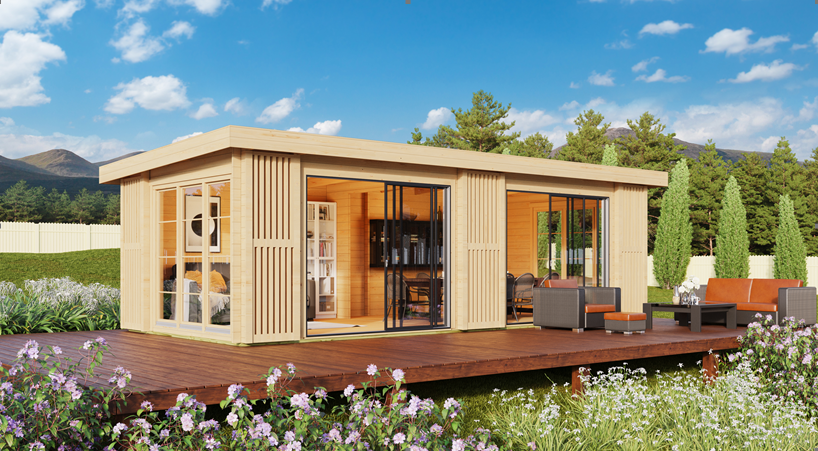 Fjordholz Holzgartenhaus Ambience 44 | 8x3m