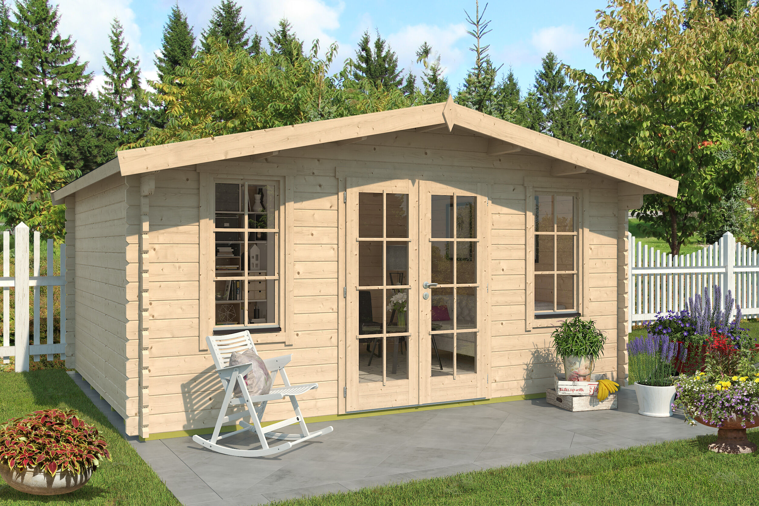 Fjordholz Holzgartenhaus Modell Agnes 44 | 5x3m